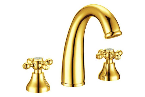 Смеситель для раковины на 3 Tradizionale Oro G (золото)
