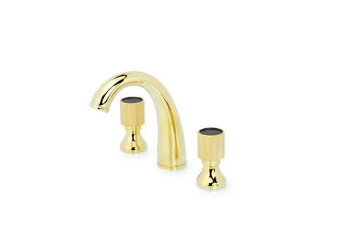 Смеситель для раковины на 3 Tradizionale Oro G (золото) ROYAL/CRST-BLACK