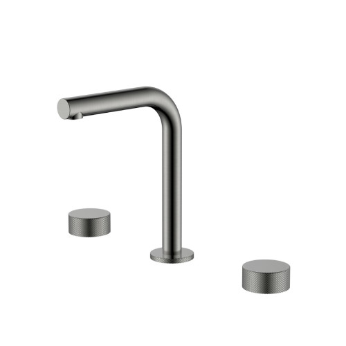 Смеситель на столешницу STICK TOUCH на 3 отв GM (графит)