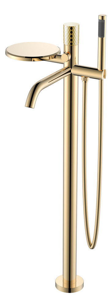 Смеситель STICK напольный G (золото)