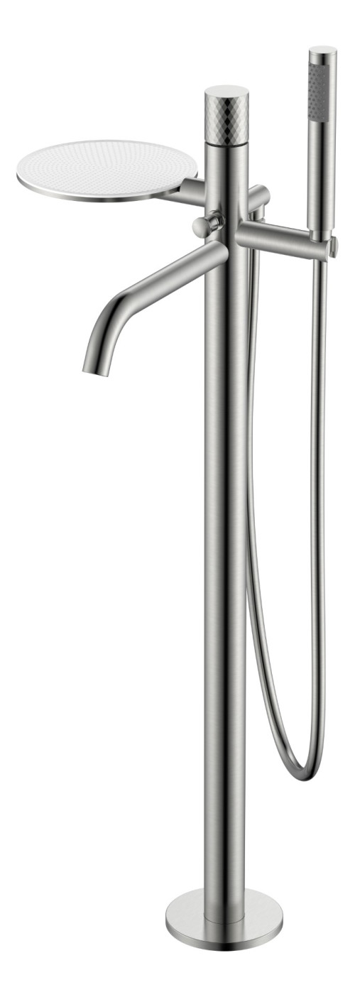 Смеситель STICK напольный NB (никель)