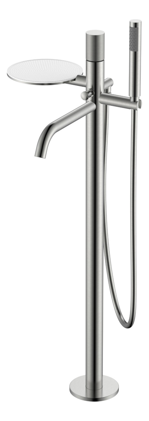 Смеситель STICK напольный NB (никель)