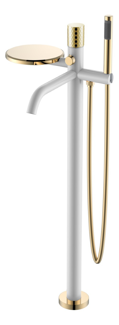 Смеситель STICK напольный G (золото)