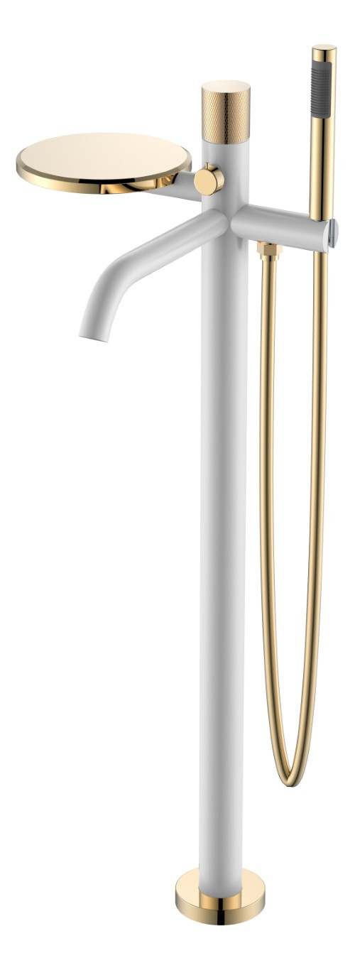 Смеситель STICK напольный G (золото)