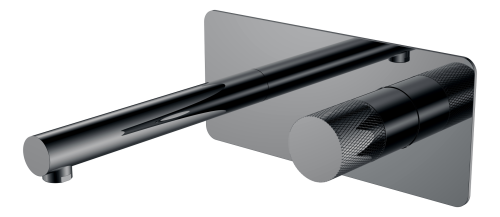 Смеситель STICK из стены SGM (графит глянец)