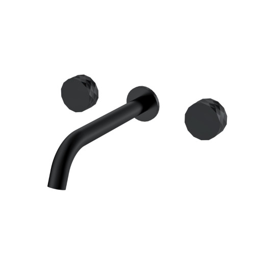 Смеситель из стены STICK TOUCH на 3 отв B (черный)
