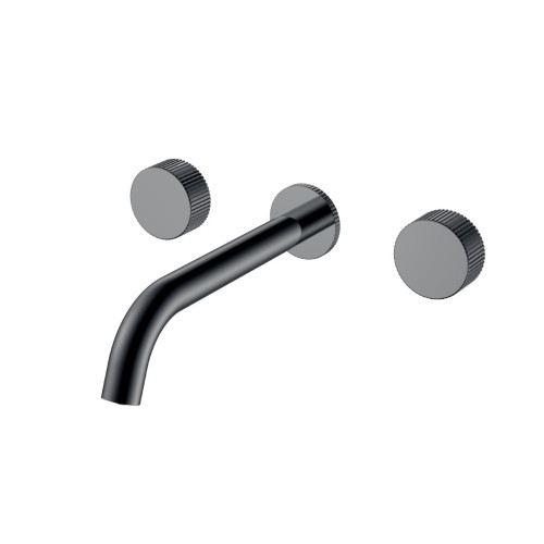 Смеситель из стены STICK TOUCH на 3 отв SGM (графит глянец)