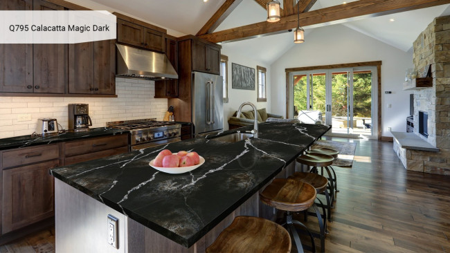 Q795 Calacatta Magic Dark