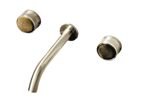 Смеситель из стены PRESTIGE на 3 отв NB (никель)