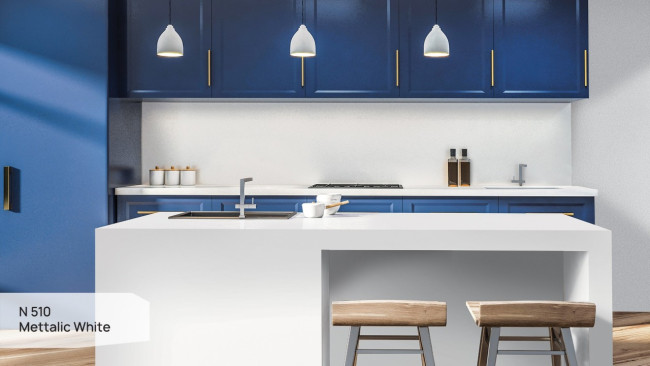 N 510 Mettalic White