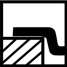 Монтаж сверху на столешницу иконка